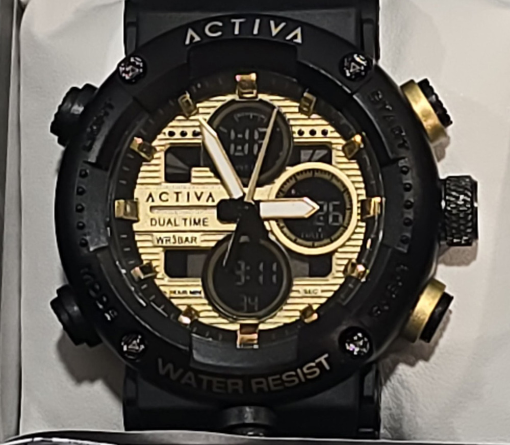 ACW8038-001 - Activa X Invicta Digital Men's Watch - 52mm, Black